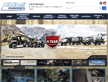 Tablet Screenshot of dmpowersports.com